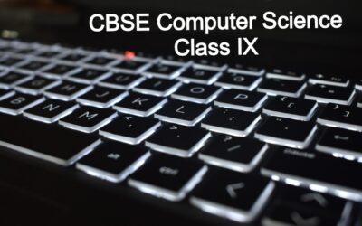 CBSE Computer Science Class XI